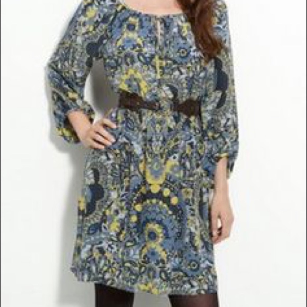 Trina Turk Moonraker Silk Dress sz 12